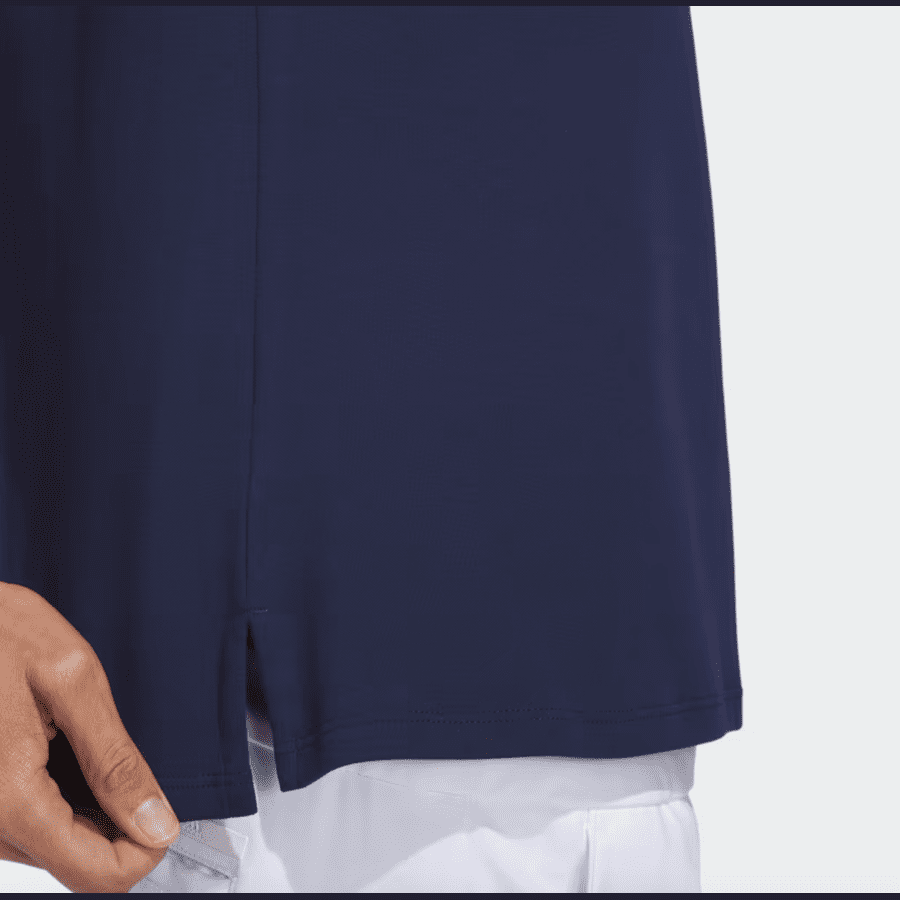 Adidas Ladies Go-To Piqué Sleeveless Golf Polo Shirt - Blue