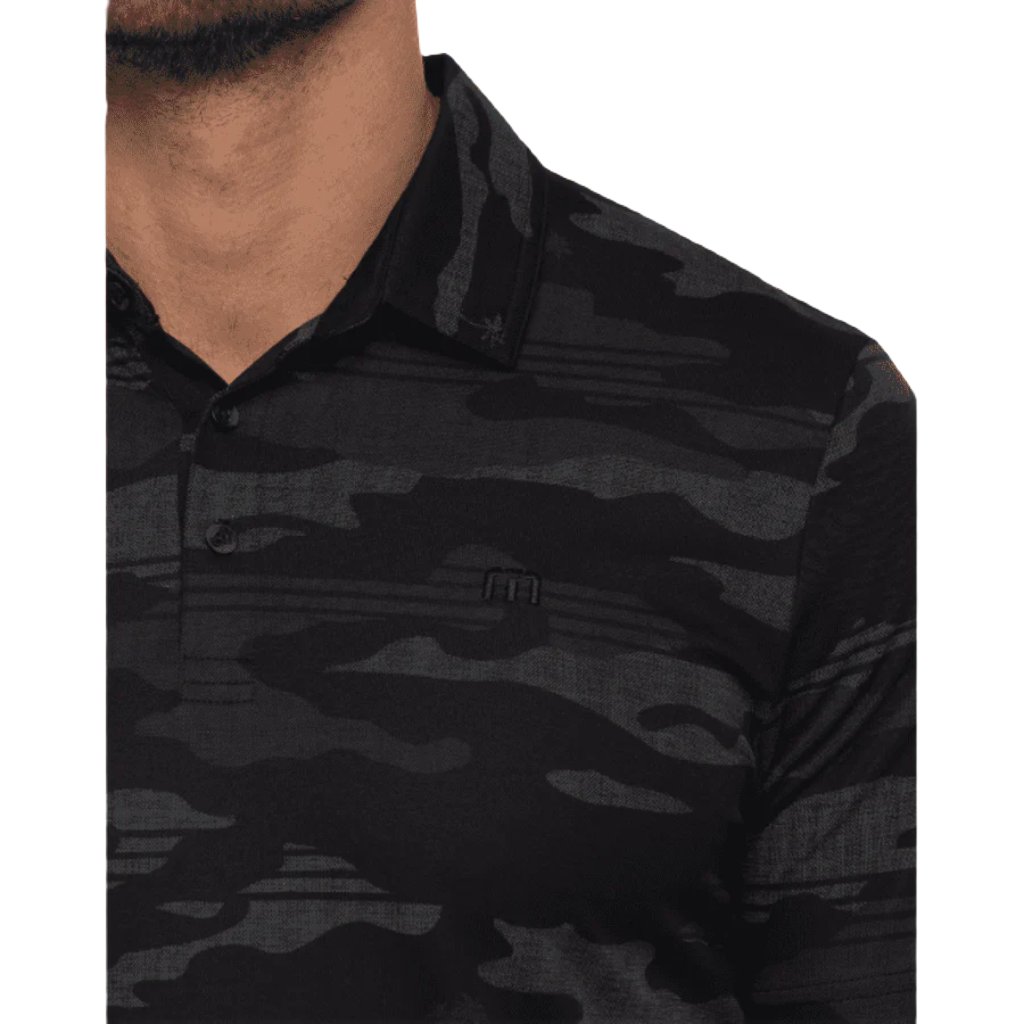 Travis Mathew Beachside Stealth Polo - Black