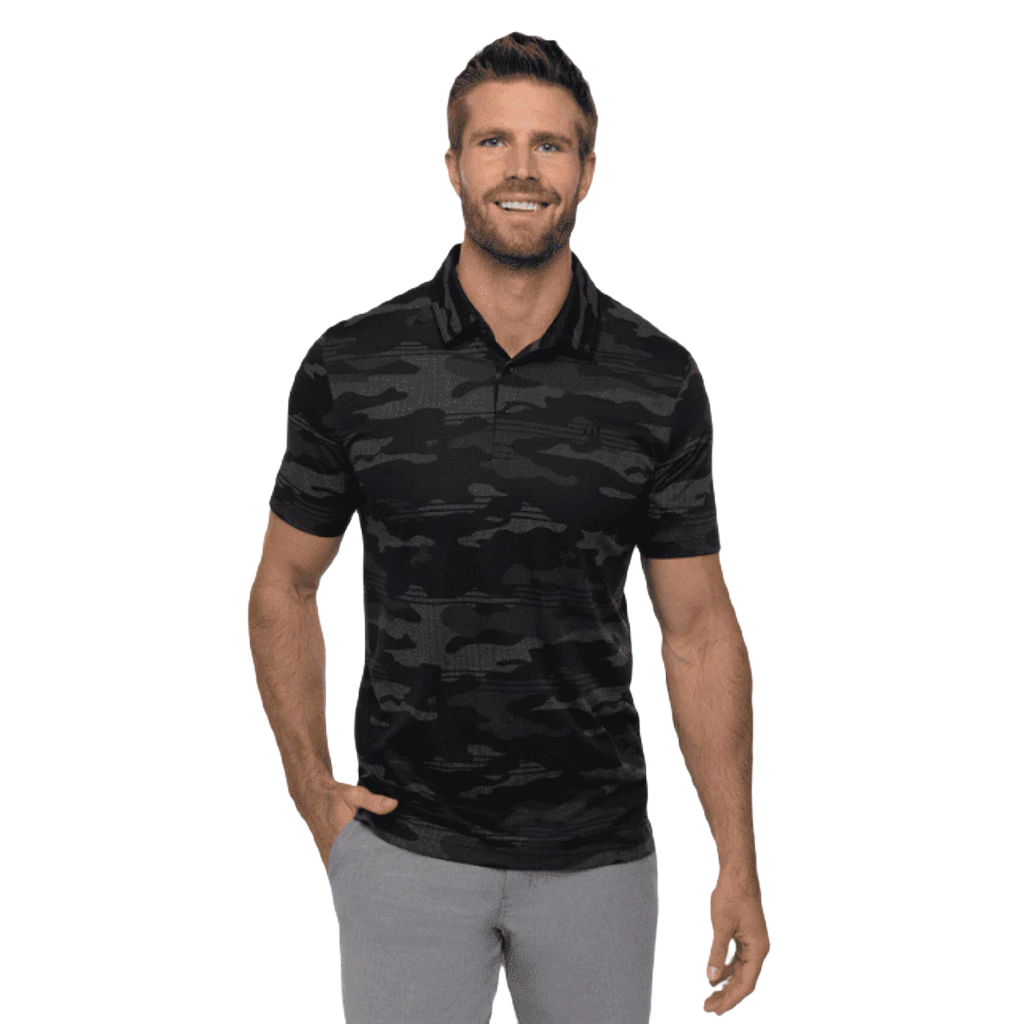 Travis Mathew Beachside Stealth Polo - Black