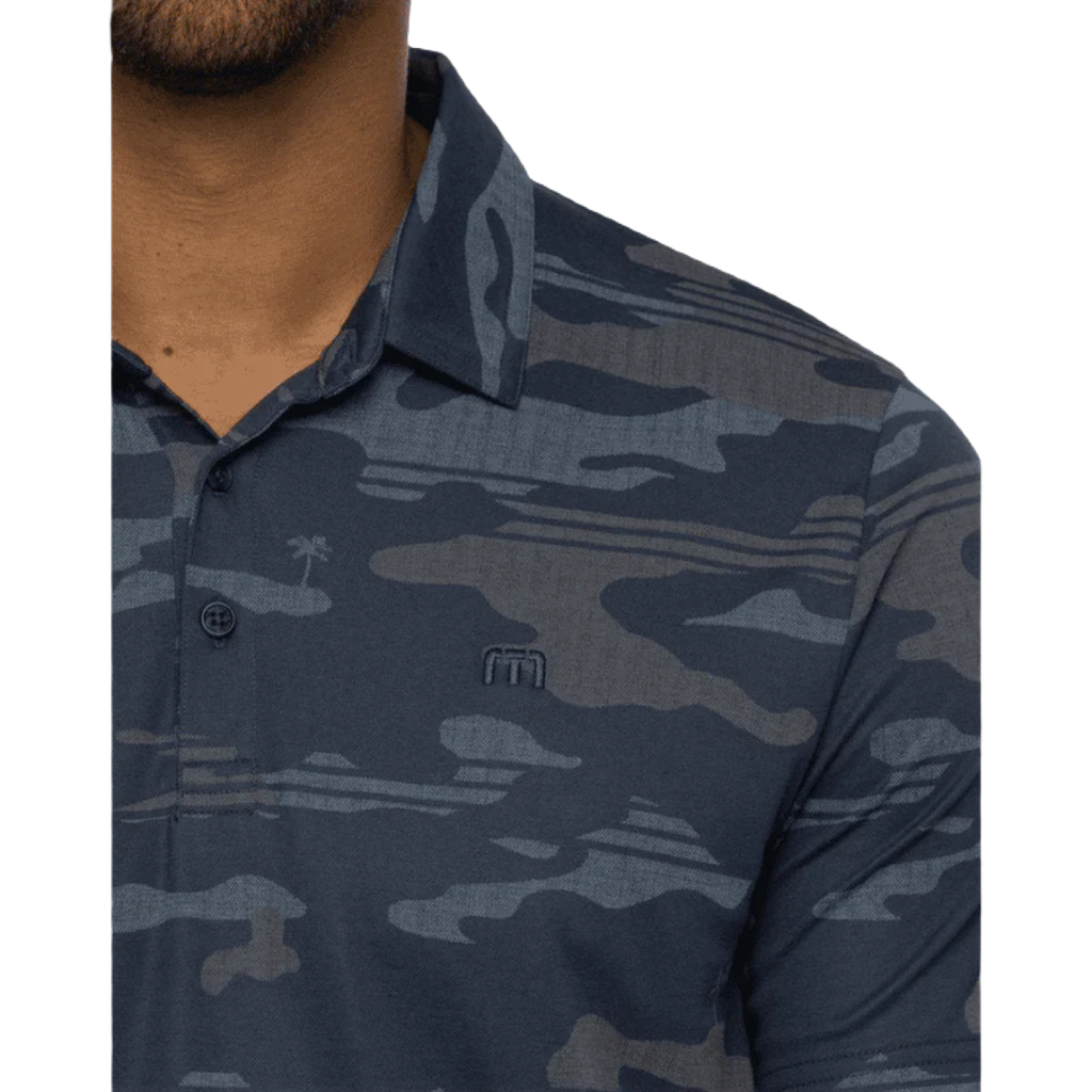 Travis Mathew Beachside Stealth Polo - Blue