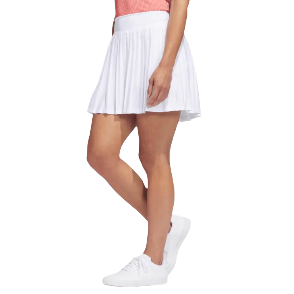 Adidas Ultimate365 Tour Pleated 15-Inch Skort - White