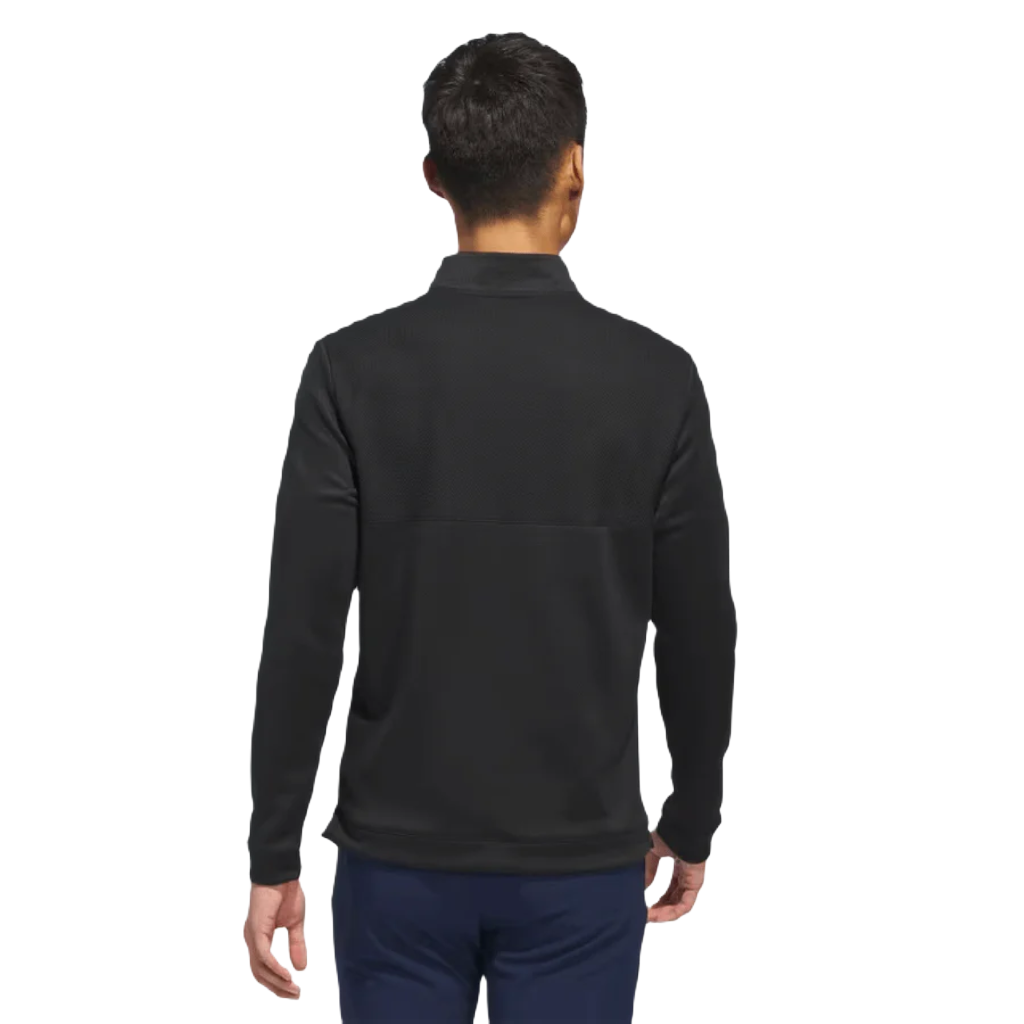 Adidas Ultimate365 Textured Quarter-Zip Top - Black