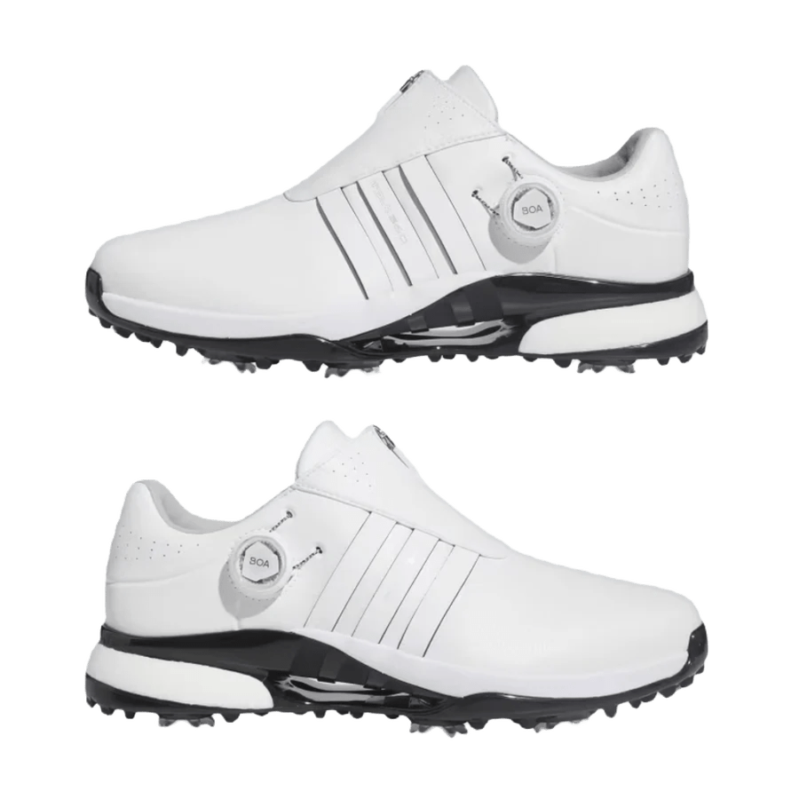 Adidas Tour360 24 BOA Wide Golf Shoes - White Copy