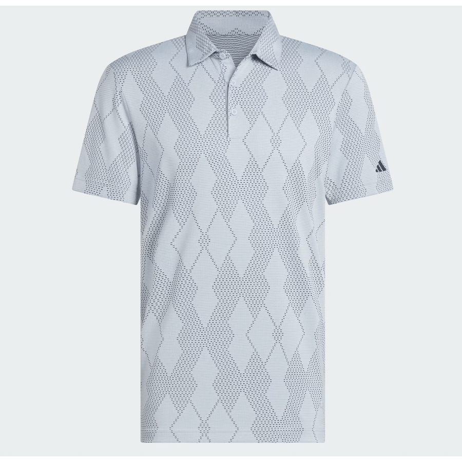 Adidas Ultimate365 Micro Texture Polo Shirt - Blue