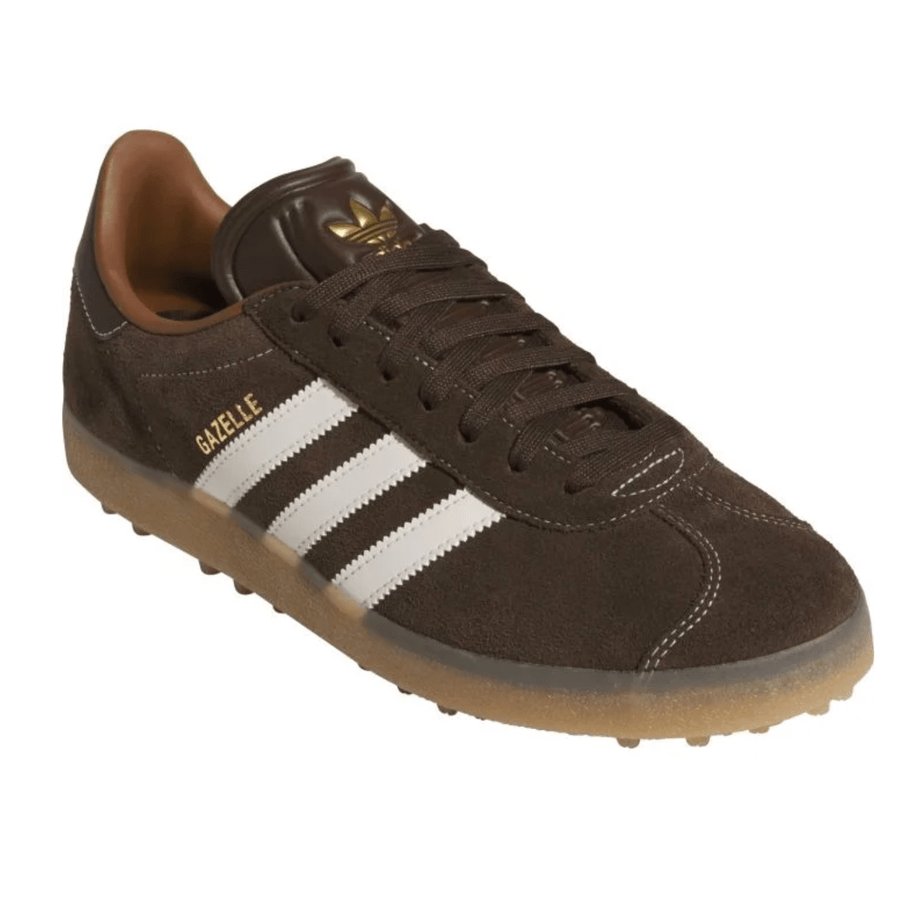 Adidas Gazelle Spikeless Golf Shoes - Brown