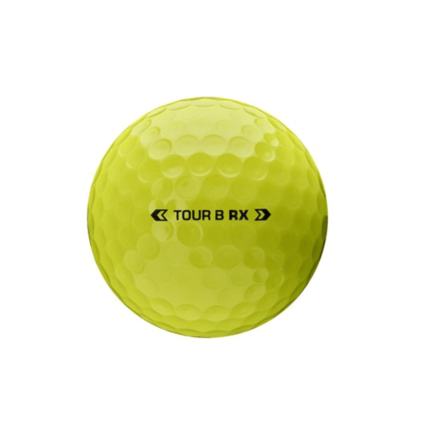 2 Dozen Bridgestone Tour B RX 2024 Yellow Golf Balls - Logo Overrun