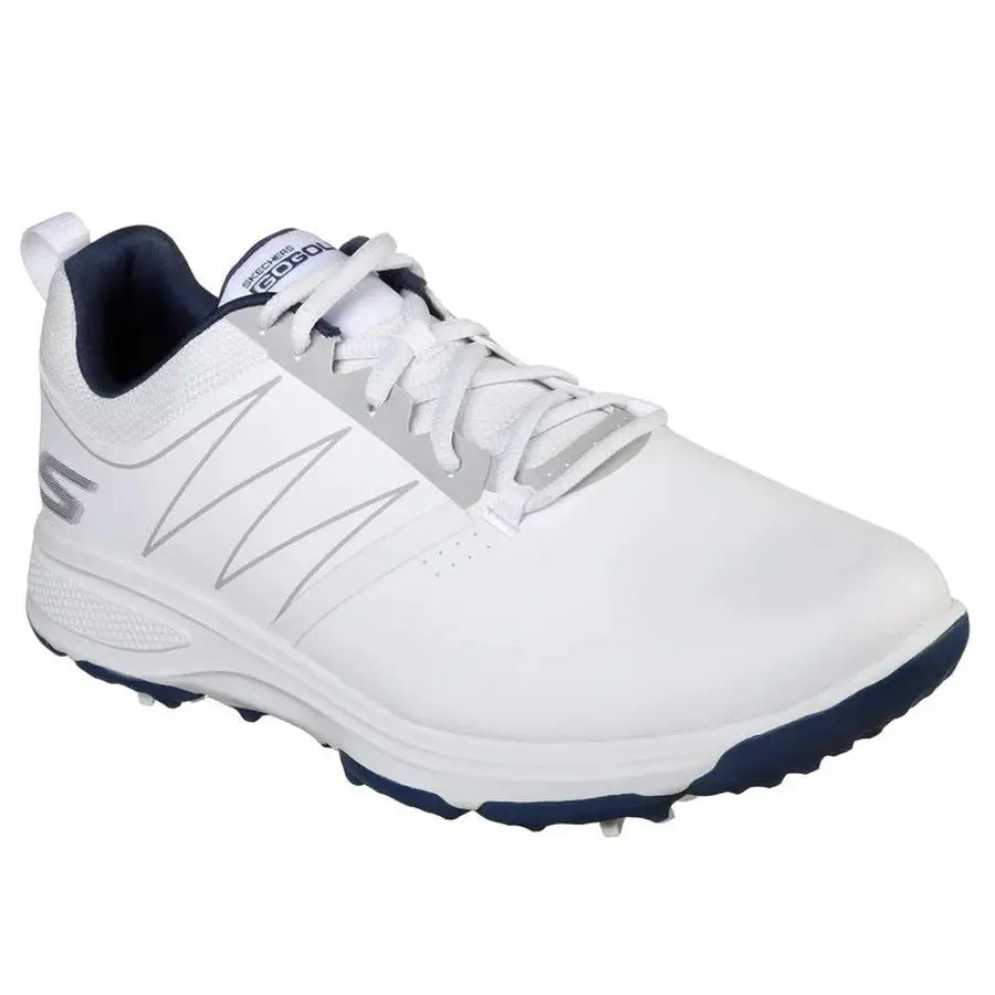 Skechers Men's GO GOLF Torque Spiked Golf Shoes - White/Navy