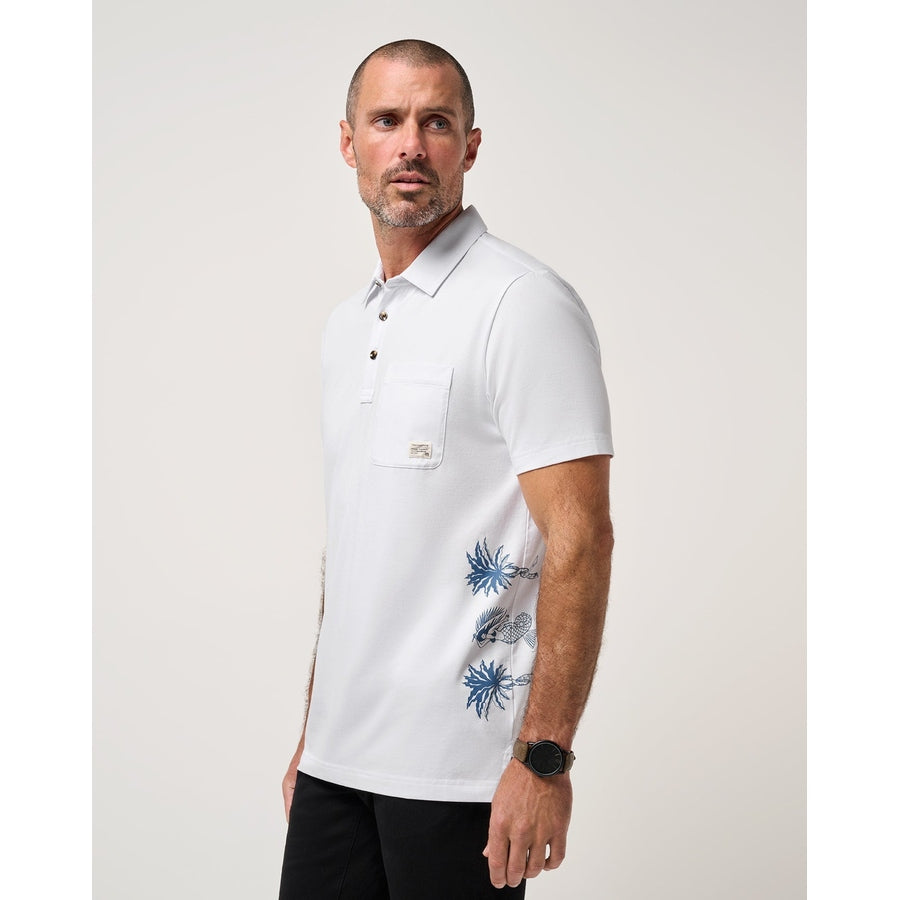 Travis Mathew Comfortknit Deep Sea Polo
