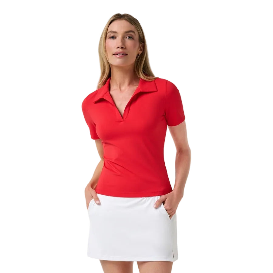 Travis Mathew Ladies Moveknit V-Neck Polo