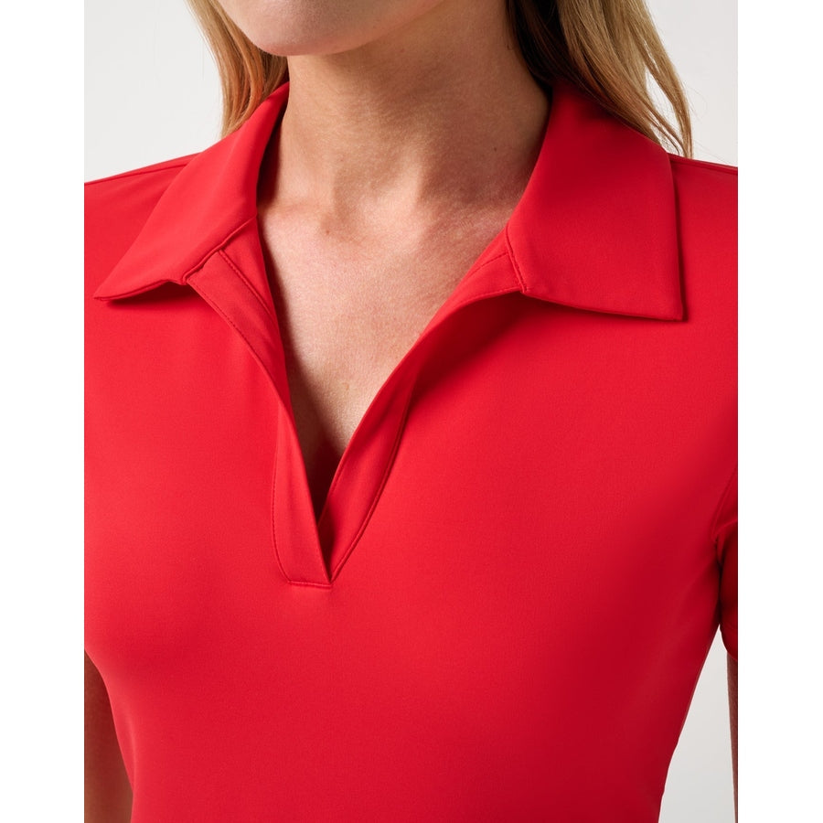 Travis Mathew Ladies Moveknit V-Neck Polo