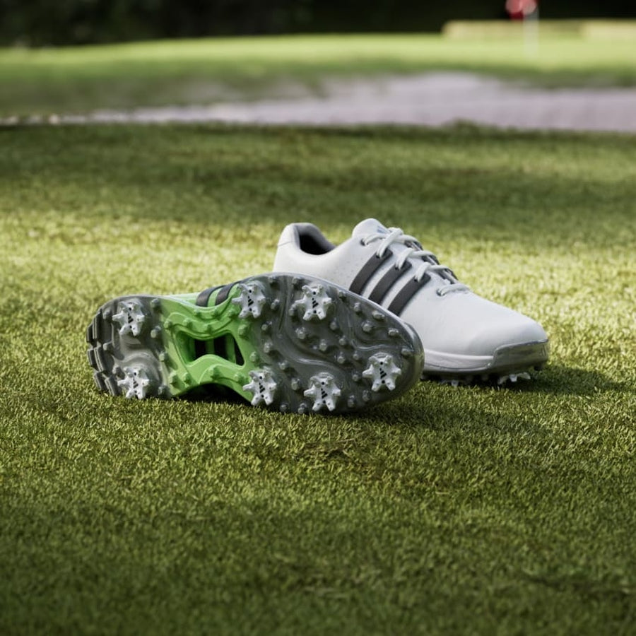 Adidas Ladies Tour360 24 Golf Shoes - White/Green