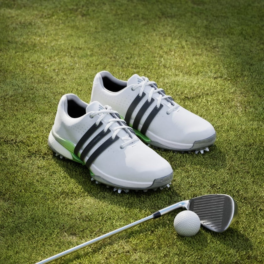 Adidas Ladies Tour360 24 Golf Shoes - White/Green