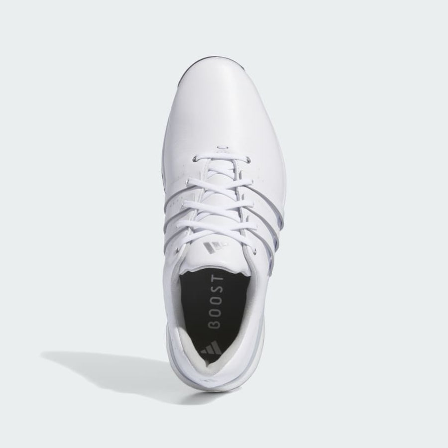 White and silver adidas shoes on sale