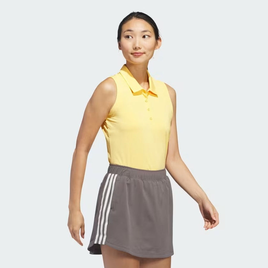 Adidas Ladies Ultimate365 Solid Sleeveless Polo Shirt