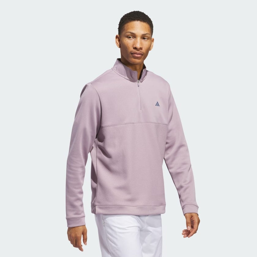 Adidas Men's Golf Ultimate365 Textured Quarter-Zip Top