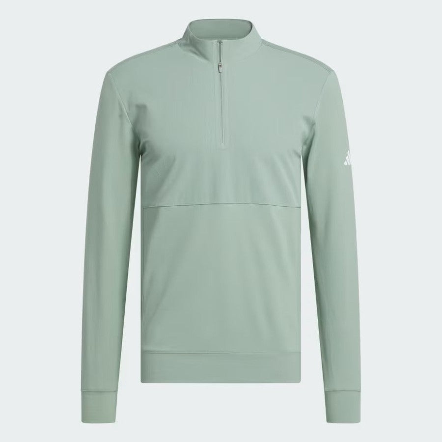 Adidas Ultimate365 Tour Quarter-Zip Pullover - Green | Free Shipp