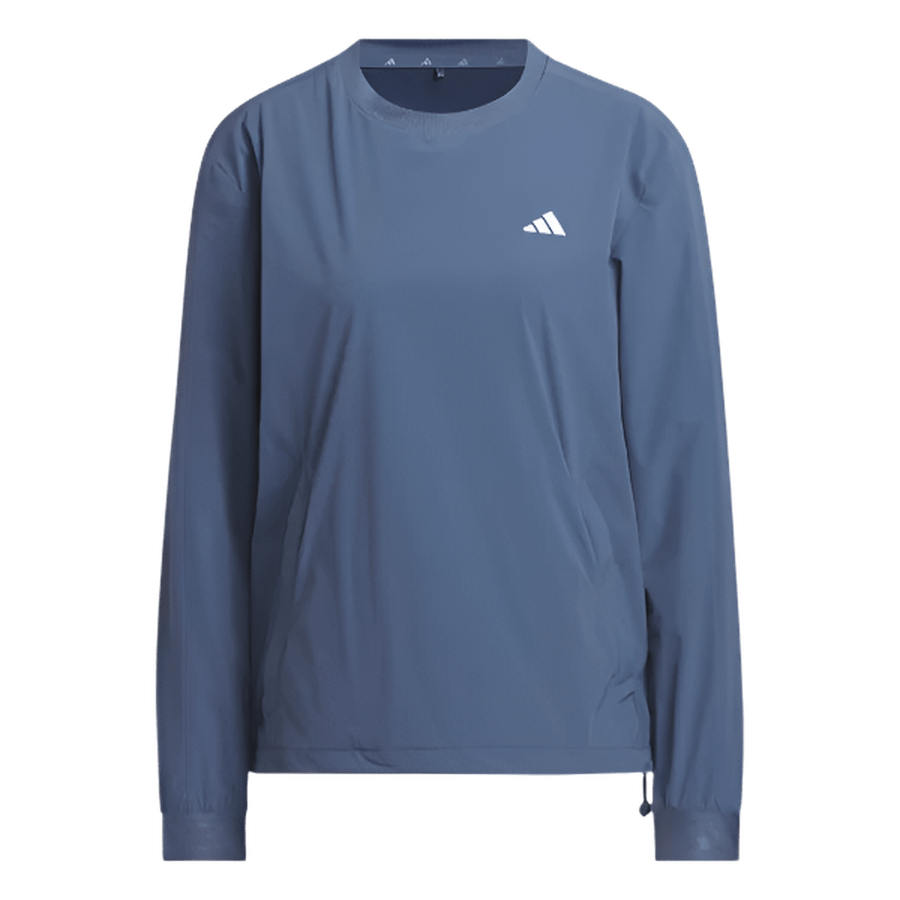 Adidas Ladies Ultimate365 Tour WIND.RDY Pullover Sweatshirt - Blu Adidas Ladies Ultimate365 Tour WIND.RDY Pullover Sweatshirt - Blu