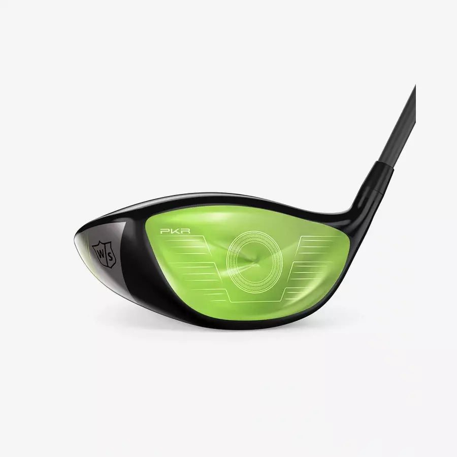 Wilson Launch Pad 2 Driver club head with green highlight where it hits the golf ball