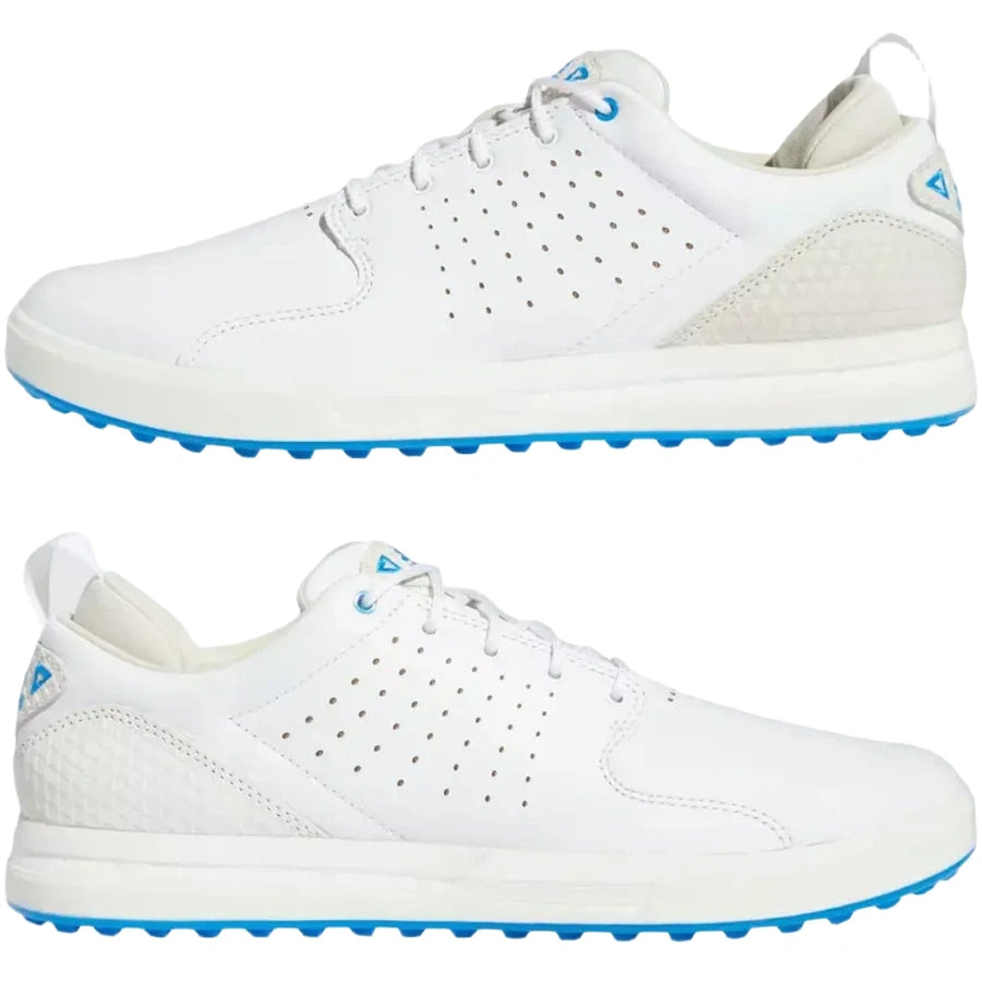 Chaussures de golf homme Adidas Flopshot sans crampons - blanc
