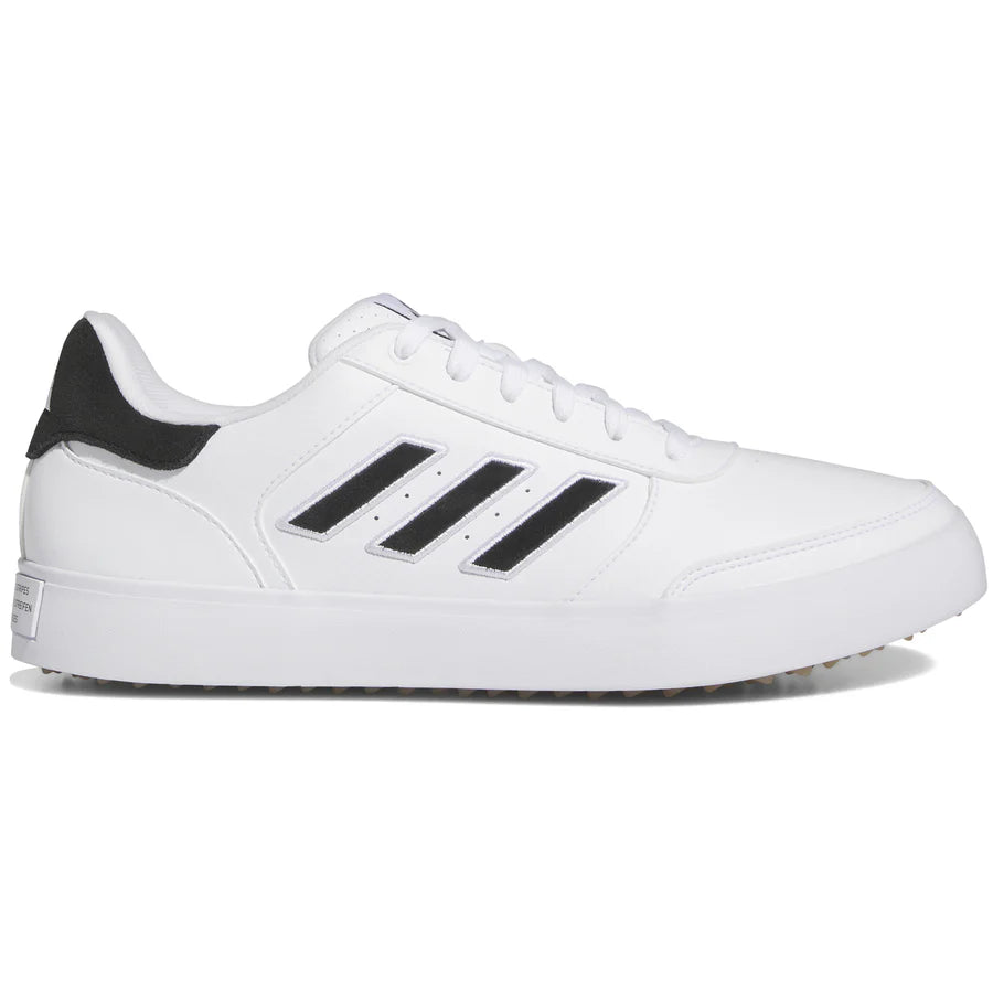 Adidas Retrocross 24 Spikeless Golf Shoes - White/Black