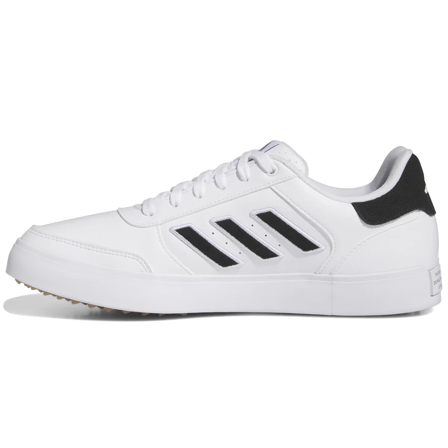 Adidas Retrocross 24 Spikeless Golf Shoes - White/Black