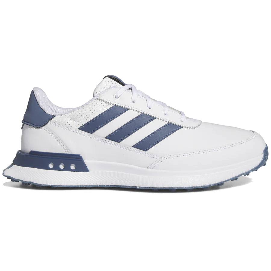 Adidas Men's S2G Spikeless Leather 24 Golf Shoes - White/Navy