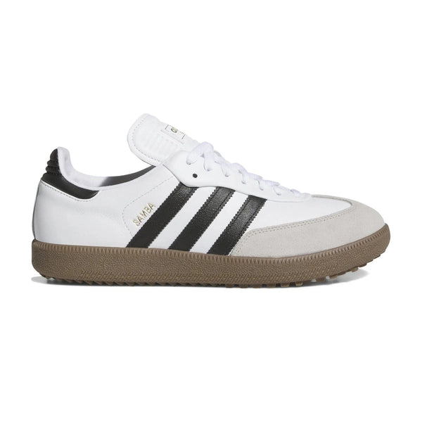 Adidas Samba Spikeless Golf Shoes - White/Black | Free Shipping N