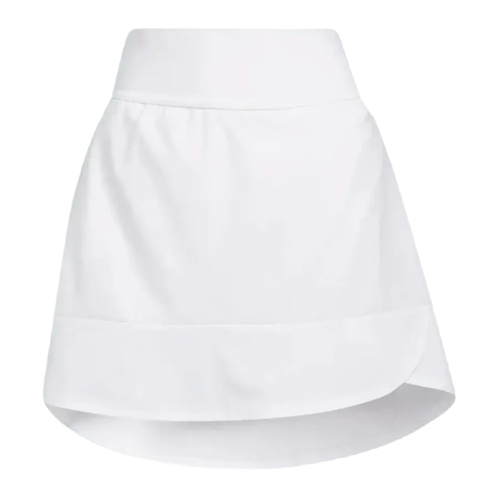 Adidas Ladies Frill Golf Skort - White