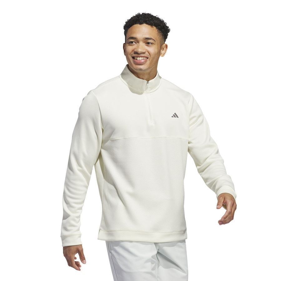 Adidas Men's Golf Ultimate365 Textured Quarter-Zip Top