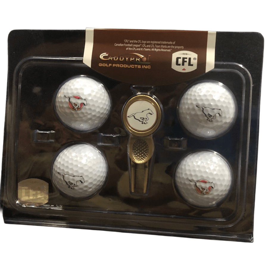 CFL 4 Golf Balls & Divot Tool Set