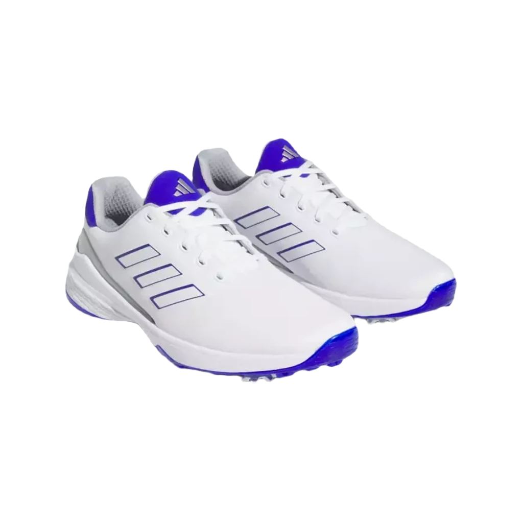 Adidas ZG23 Golf Shoes White Blue Free Shipping Nationwide on