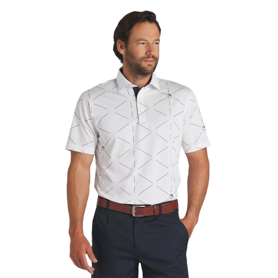 Puma AP Geo Golf Polo - White