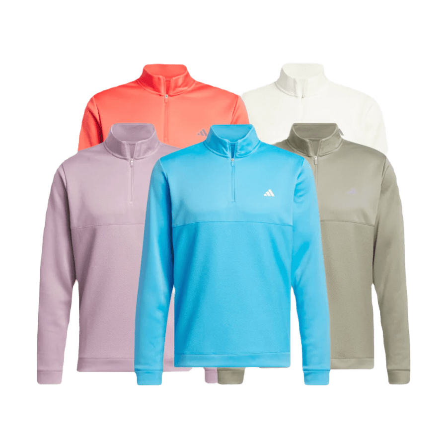 Adidas Ultimate365 Textured Quarter-Zip Top