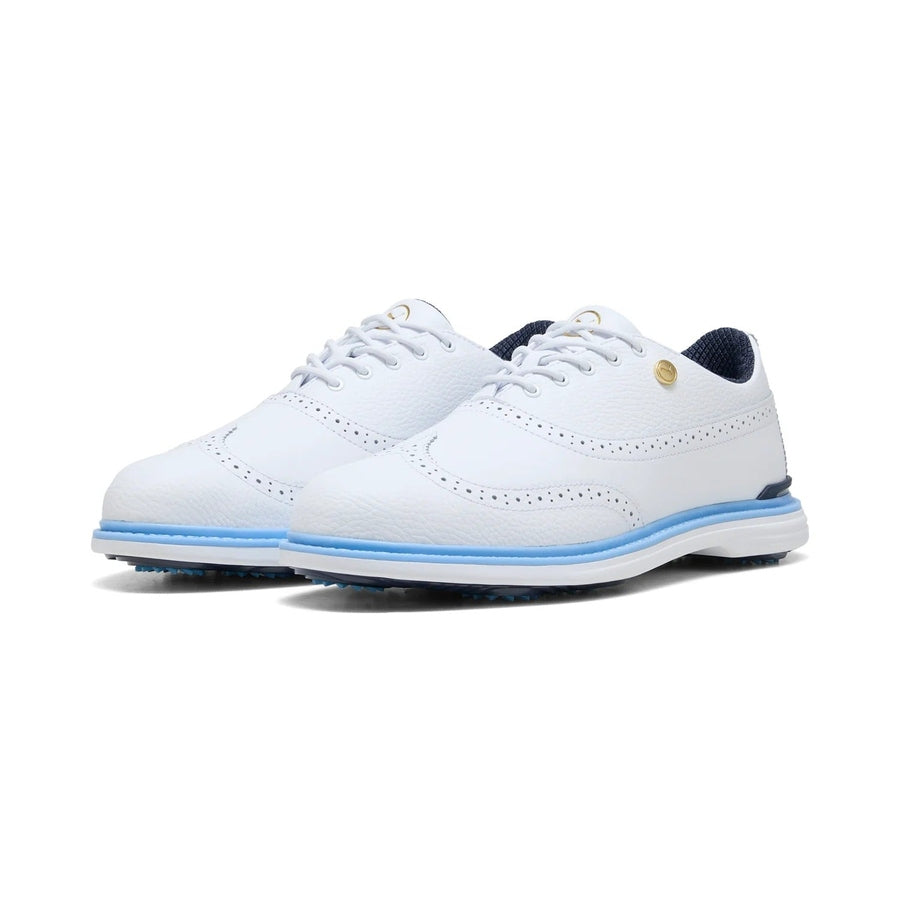 Puma Royale Wingtip Golf Shoes - White/Blue