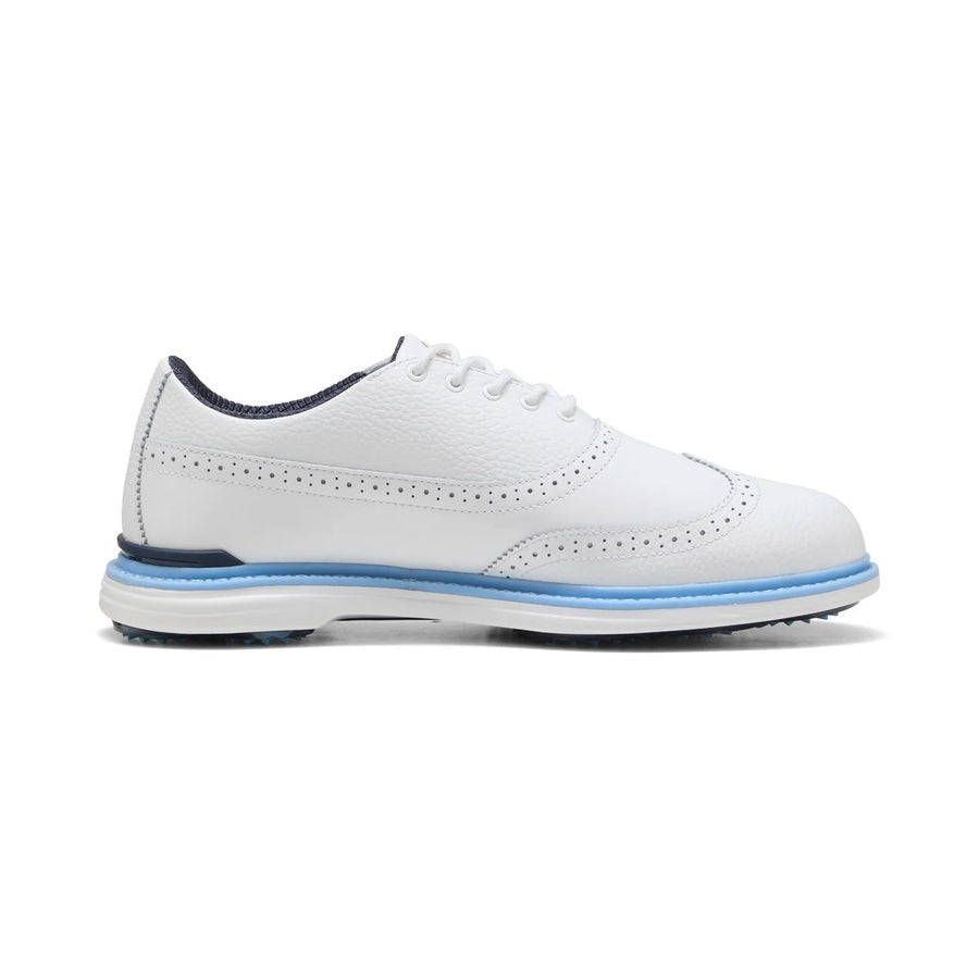 Puma Royale Wingtip Golf Shoes - White/Blue