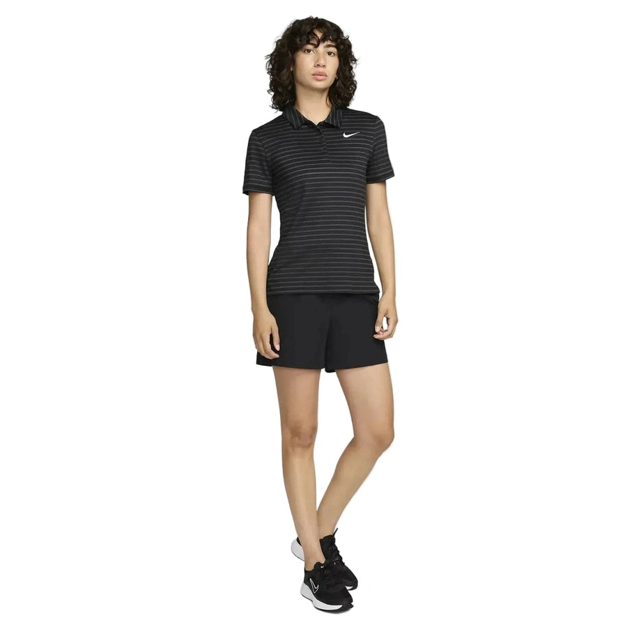 Polo de golf Nike Dri-FIT Victory à rayures pour femme
