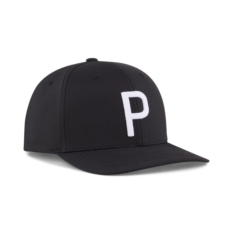 Puma Heritage P Snapback Golf Cap - Black