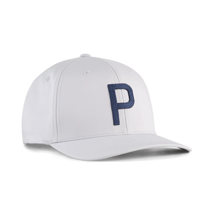 Puma Heritage P Snapback Golf Cap - Silver