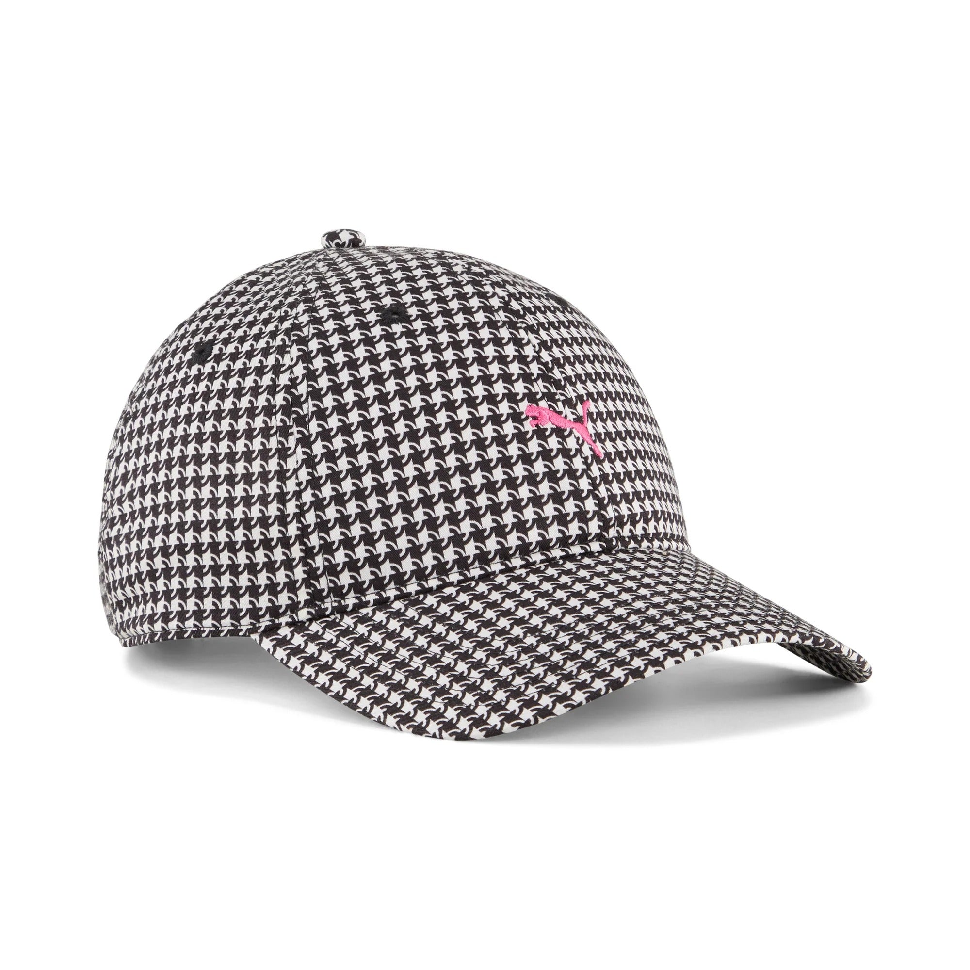Puma Ladies Herringbone Golf Cap - White/Black
