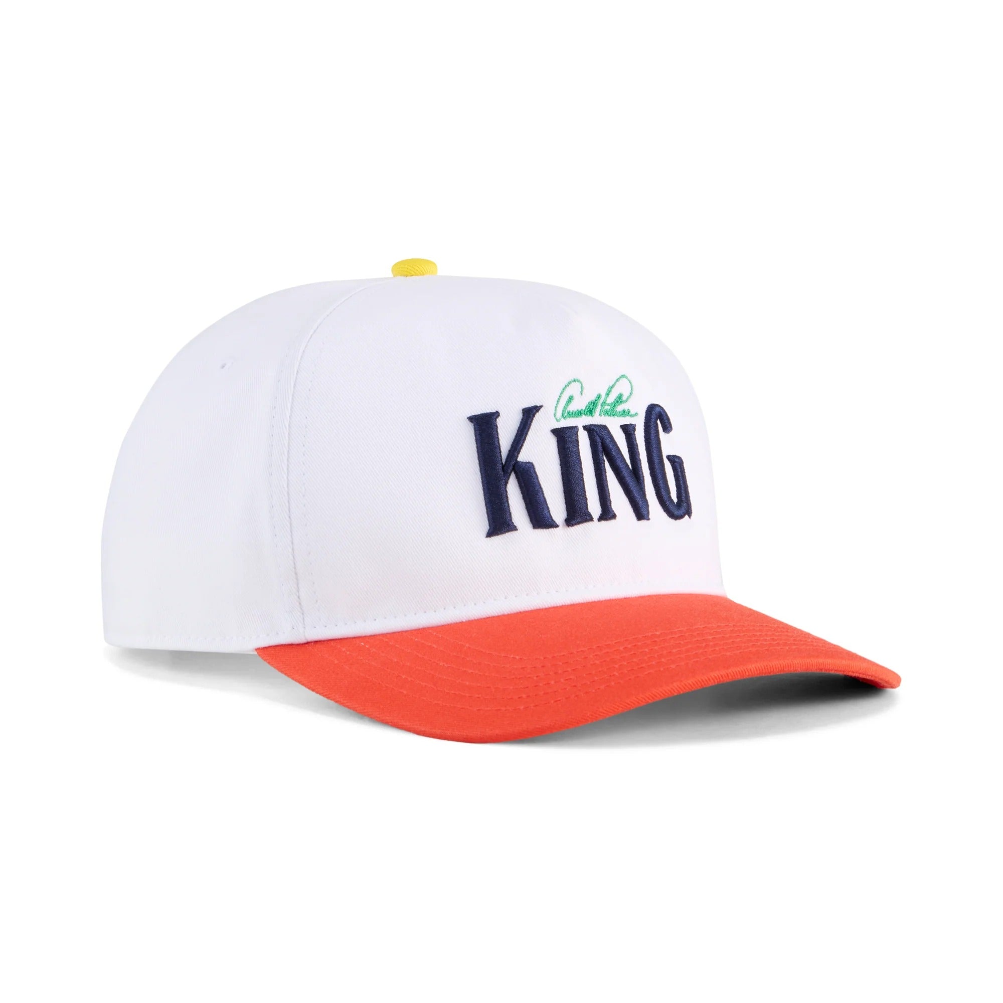 PUMA x Arnold Palmer King Golf Cap - White/Orange