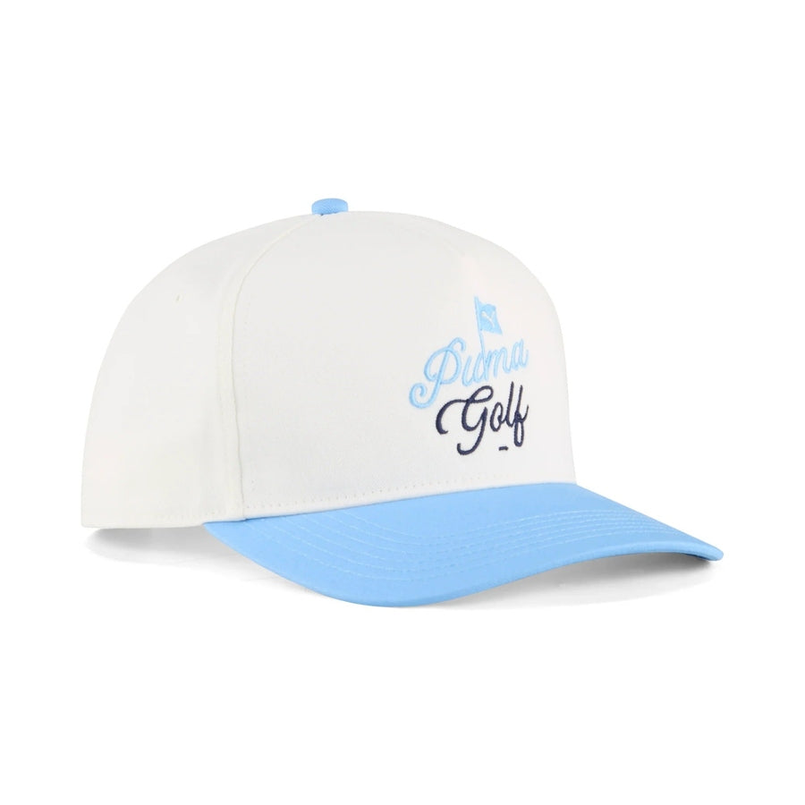 Puma Golf Flagstick Snapback Cap - White/Blue