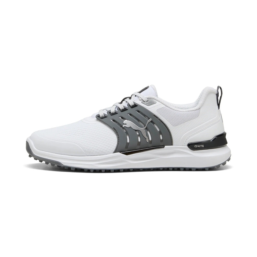 Chaussures de golf sans crampons Puma Ignite Elevate 2 - Blanc/Ciel ardoise
