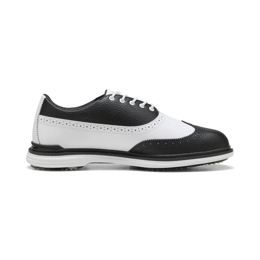Puma Royale Wingtip Golf Shoe - Black/White