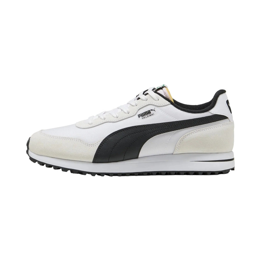 Puma Helsinki G Spikeless Golf Shoes - White/Black