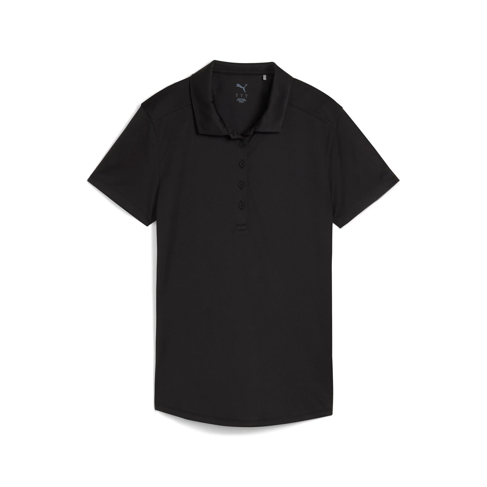 Puma Ladies Pure 2.0 Short Sleeve Polo - Black