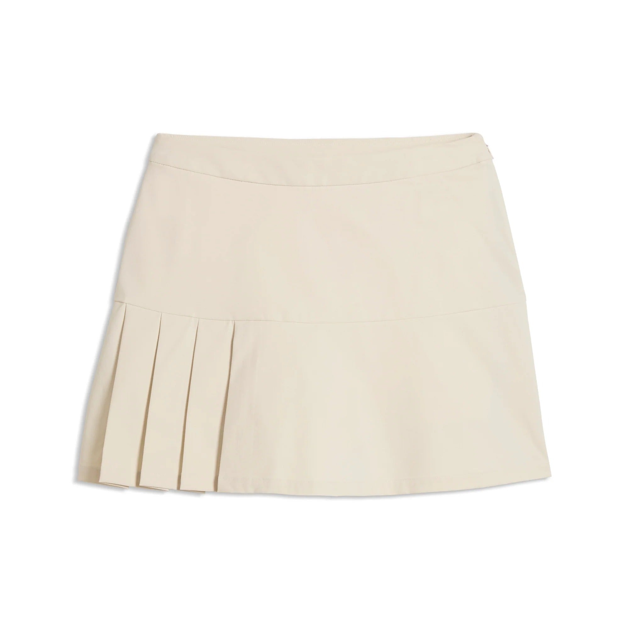 Puma Ladies X AP A-Sym Pleat Golf Skirt - Off White