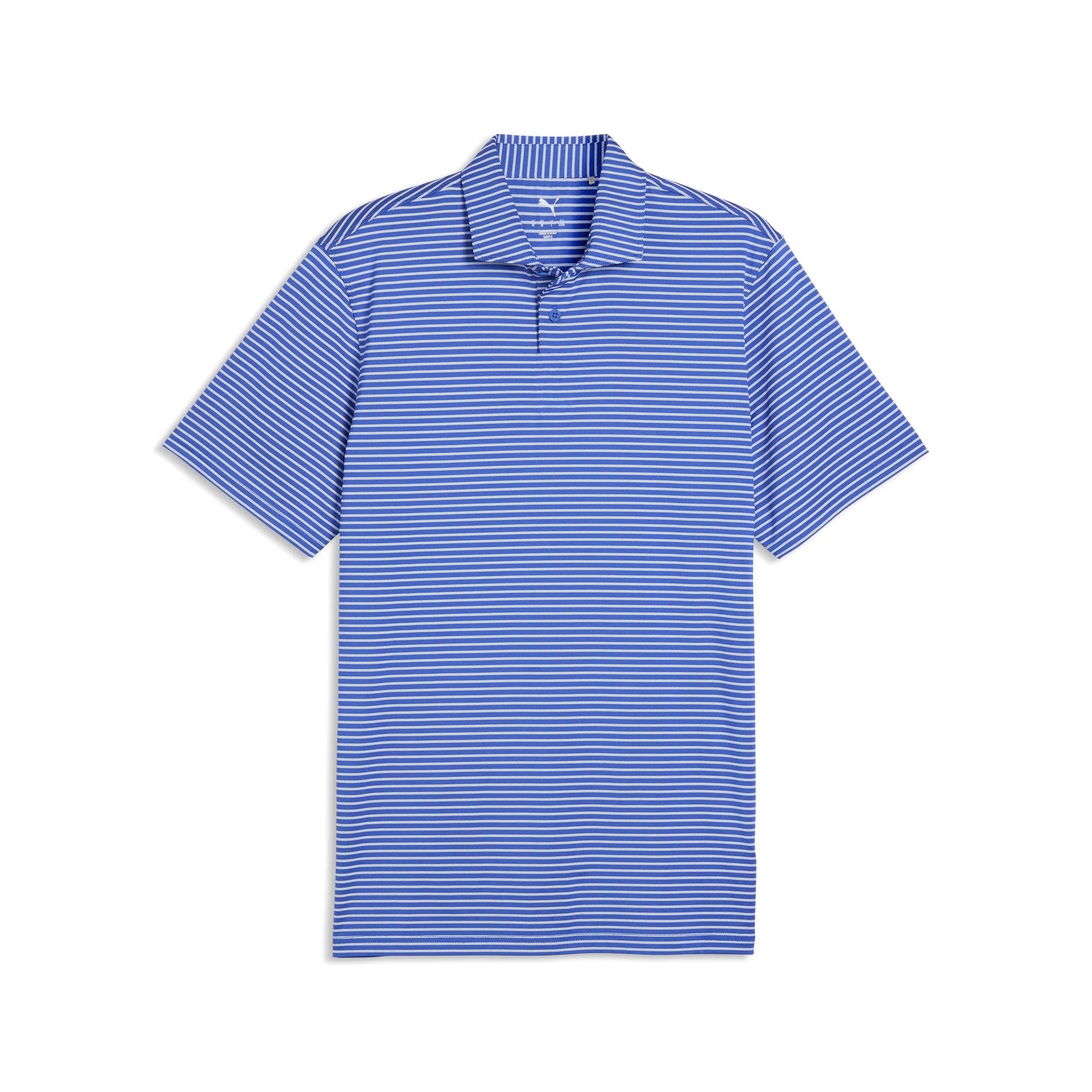 Puma BRRR Stripe Golf Polo - Blue
