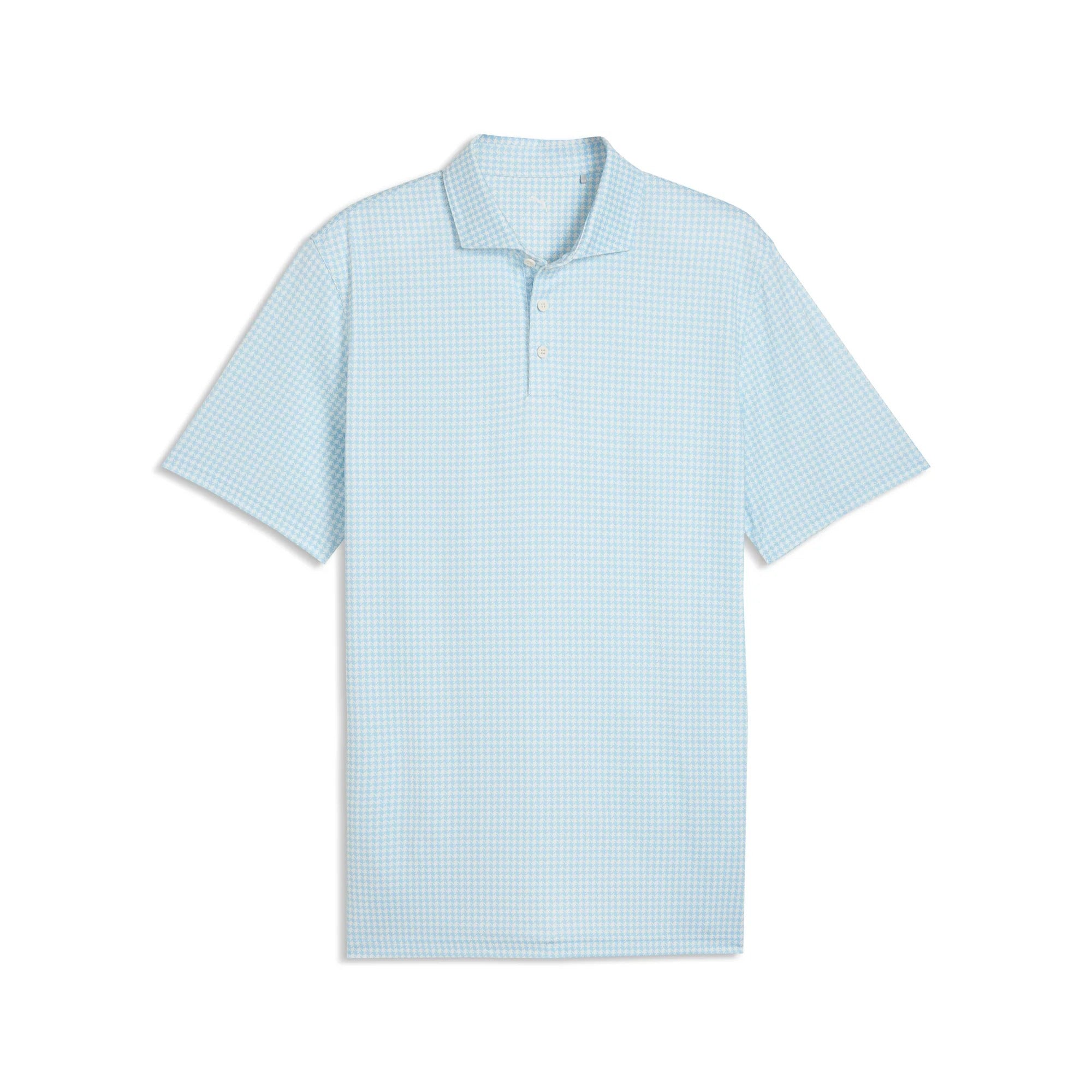 Puma CLOUDSPUN Mono Check BN Golf Polo - Blue
