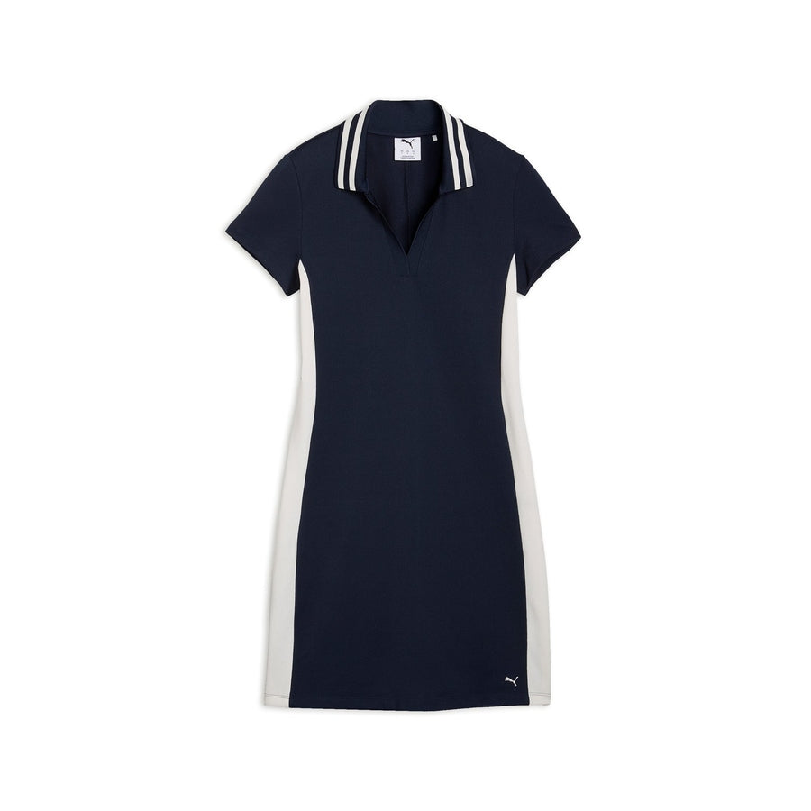 Robe de golf Piqué Puma pour femme - bleu marine