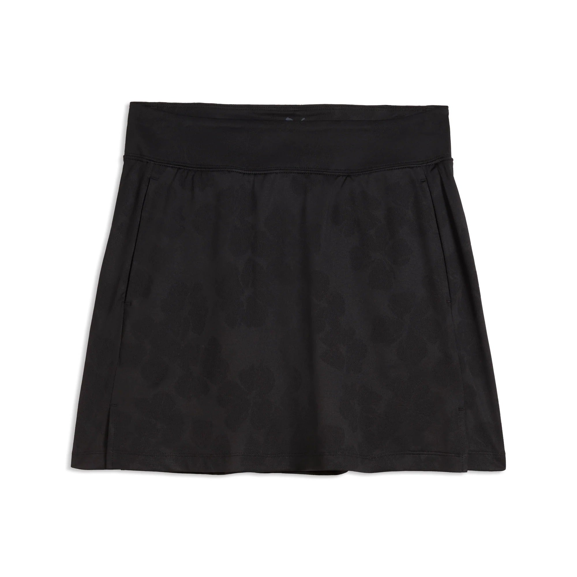 Puma Ladies Lana Floral Lace Jacquard 16" Golf Skirt - Black